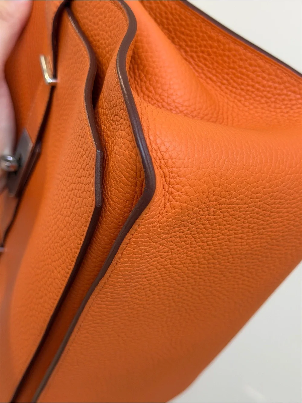 Hermes Orange Jypsiere Bag Clemence 28